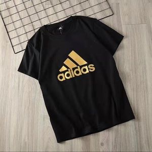 Classic Adidas T-Shirt Gold and Black